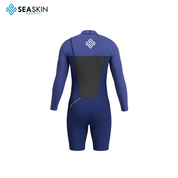 Seaskin 2024 Wetsuit Yamamoto 39 OEM सुपर स्ट्रेच LS चेस्ट ज़िप सर्फिंग वेट सूट