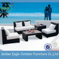 PE rattan KD kanpoko sofa modernoa