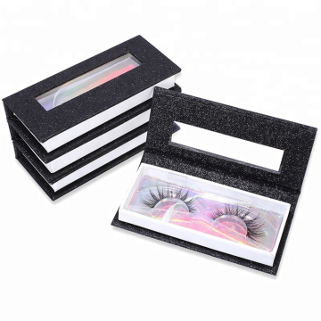 Black False Eyelash Extension Boxes Packaging Wholesale