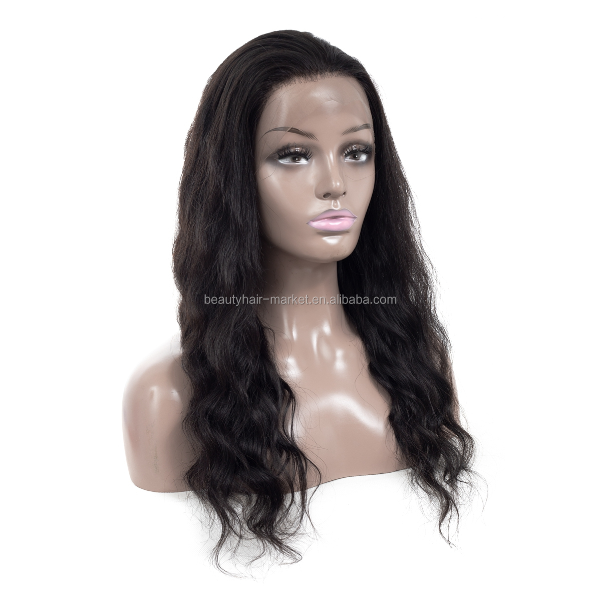 100% Indian Human Hair Full Lace Wig  Hand tied wig