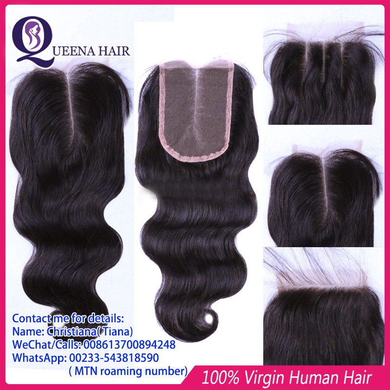 Top selling product cheap human hair Brazilian virgin hair bundles with lace closure