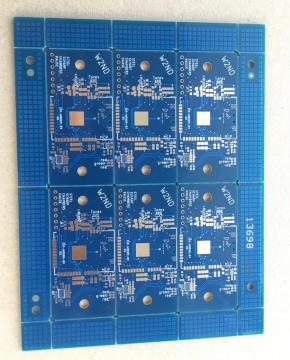4 layer blue solder BGA via in pad