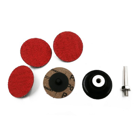 2inch round red abrasive quick change disc/ surface conditioning sanding disc