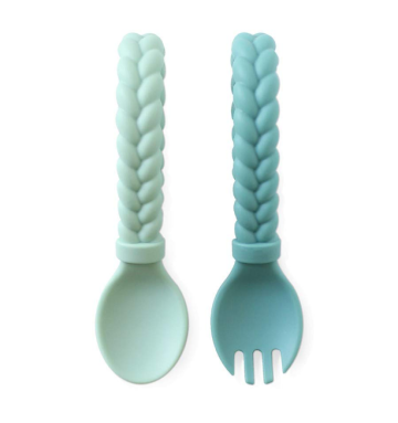 100% Food Grade Silicone Spoon Fork