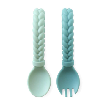 100% Food Gred Silicone Spoon Fork