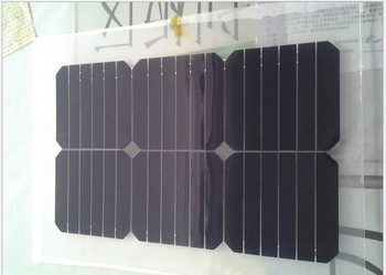 solar power fabric custom soft border solar panel flexible 18w pv panel