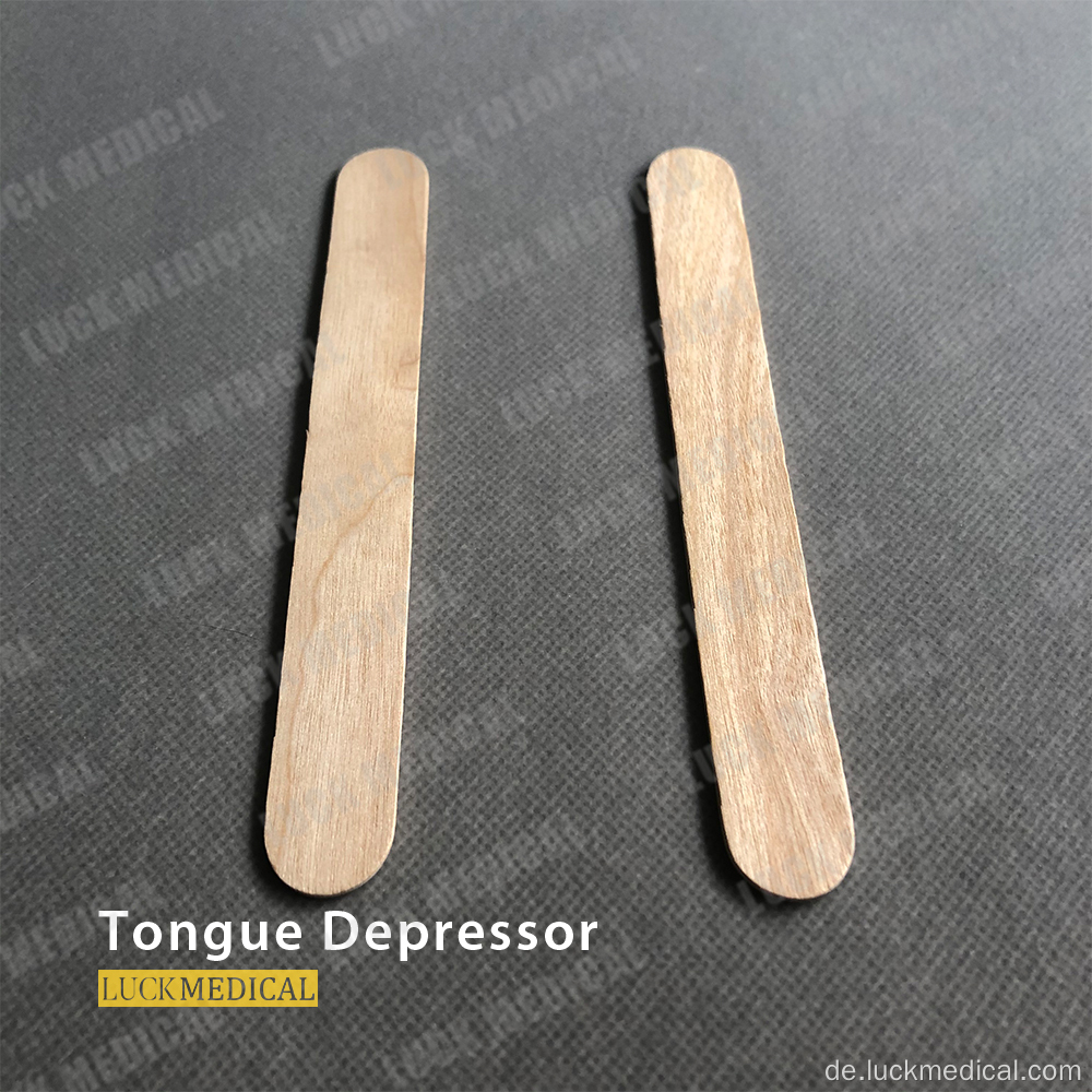 Einweg -Holzzunge Depressor