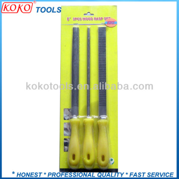 3pcs 8" files wood rasps set