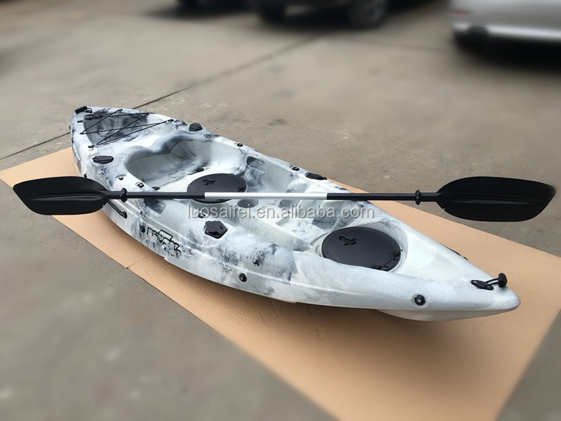 Single Plastic Canoe Touring Ocean Sports Boat Kayak Sail Fishing