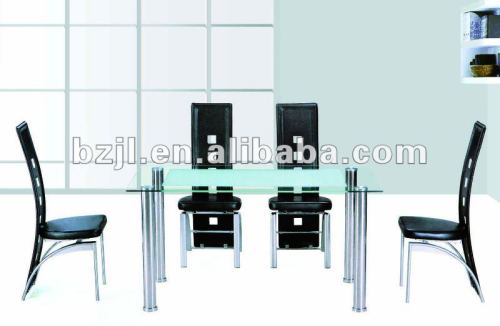 Cheap Popular Tempered Glass Kitchen Table XS1338