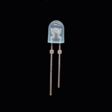 5 mm ovale doorlopende blauwe LED 465 nm 30 graden