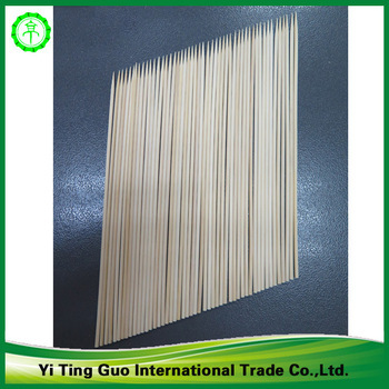 bamboo skewer factory / food grade bamboo skewer