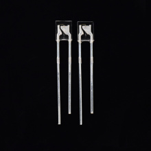 400nm Μωβ LED - Ορθογώνιο LED διαμέσου οπών 1 * 3 * 4mm