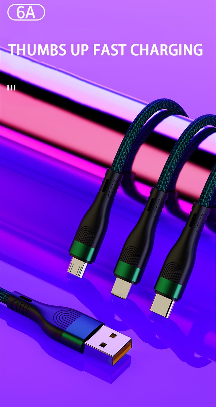 three in one usb cable