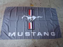 Mustang grey flag Mustangs Flag Mustangs red Flag 90*150cm 100% polyster