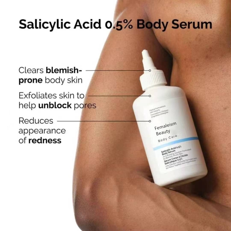 Natural Moisturizing Body Serum with Inulin for Hydration and Lotion Formula