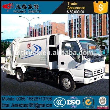 ISUZU 4x2 LHD 5m3 compressed garbage truck