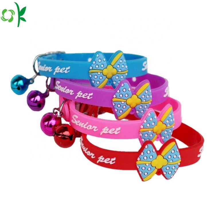 OEM Hot Selling Cute Silicone Pet Collar