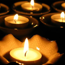 Chauffe plats tealight candles used for party