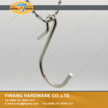 10 years manufacturer high quality wholesale metal silver wire s hook