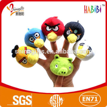 lovely plush toys finger puppet for kids
