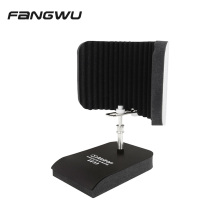Acoustic Bull Booth Isolation Shield with Microphone Stand for PF59 3 Door Microphone