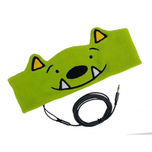 Casque stéréo de couchage animal mignon pour enfants