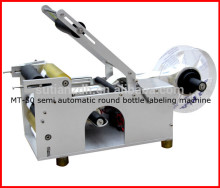 MT-50 semi automatic labeling machine/round bottle labeler/Shanghai labeler
