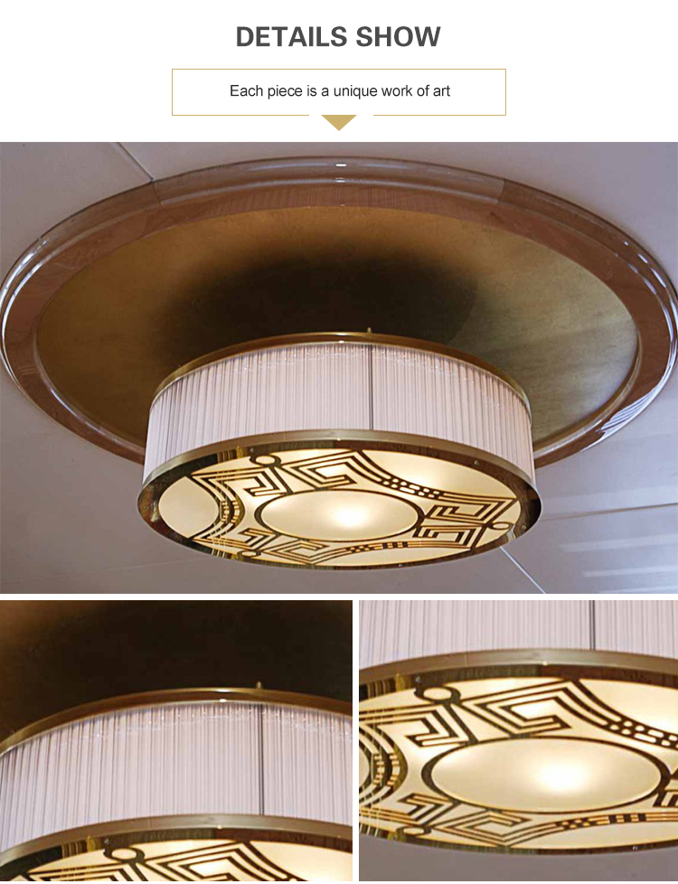 Hot selling customizable decoration luxury glass modern chandelier lamp