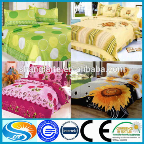 woven printed cotton bedding fabric bed sheet bed cover