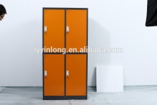 Modern KD 4 doors steel cabinet clothes wardrobe locker for sale