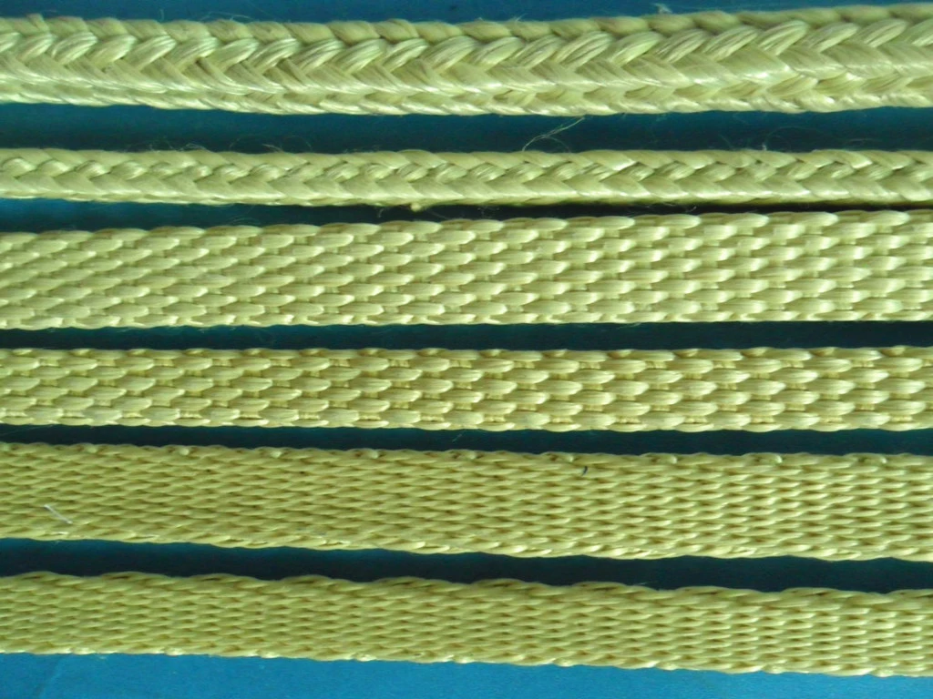 Fiberglass Flat Rope with The Size 5X10mm
