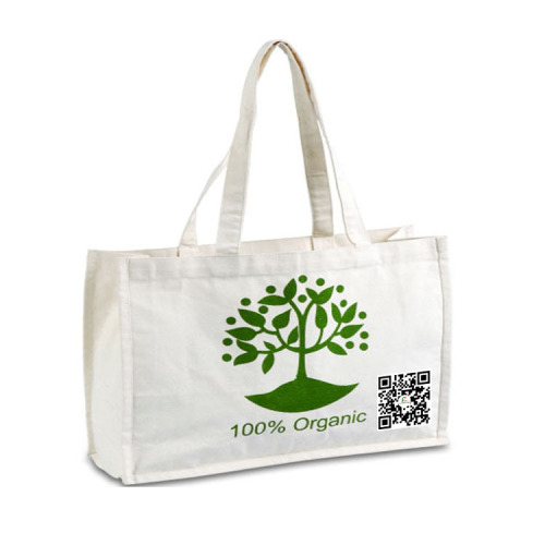 custom reusable 100% cotton canvas tote bags