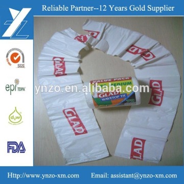 PE rubbish bag, refuse bag, plastic garbage bag