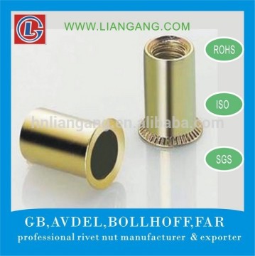 Steel Flat Head Round Rivnut