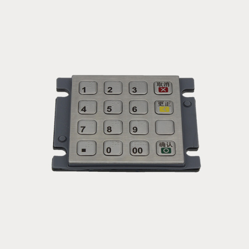 16-key coderend metalen toetsenbord voor draagbaar apparaat