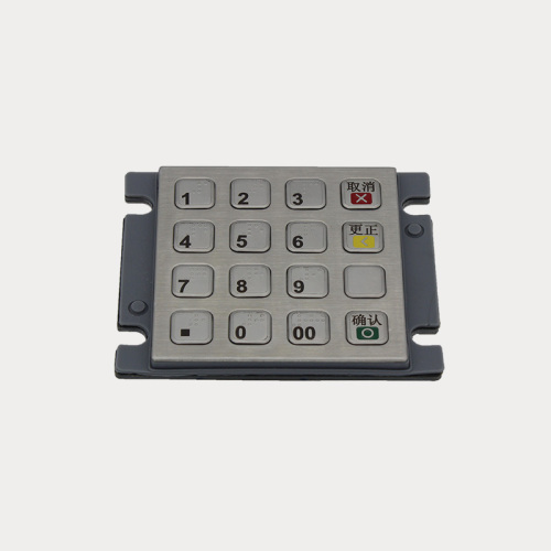 16-key Encrypting metal keypad for portable device