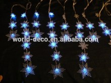 Snowflake LED Icicle lights / Snowflake Decorative lighting / snowflake christmas light