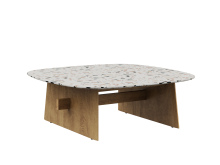 Terrazzo geometric coffee table