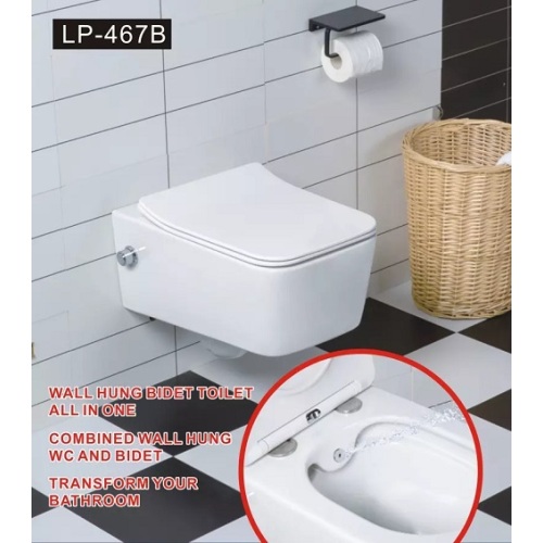 Wall Toilet Bidet Nozzle Ceramic Sanitary BidetToilet