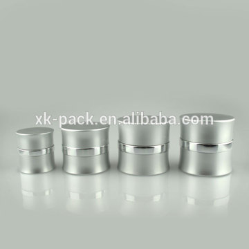 cosmetics aluminum cream empty jar