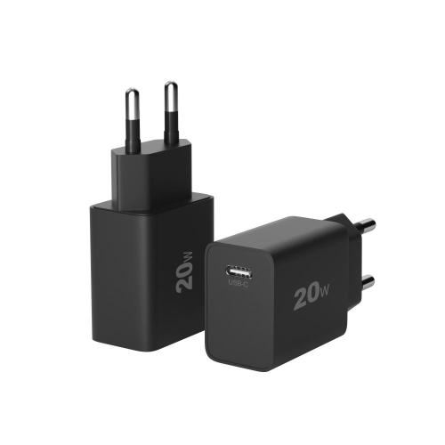 Telefon Aksesarları QC3.0 Tip-C 2-Ports USB Duvar Şarj Cihazı