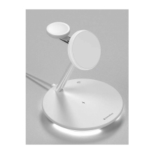 Mag Power Pro: 5-in-1 Desktop Magnetic Wireless Charger for Watch and Phone