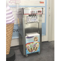 3 flavors frozen yogurt soft ice cream machine