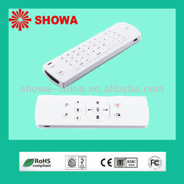 Fly mouse remote control QWERTY keyboard 2.4G air fly mouse