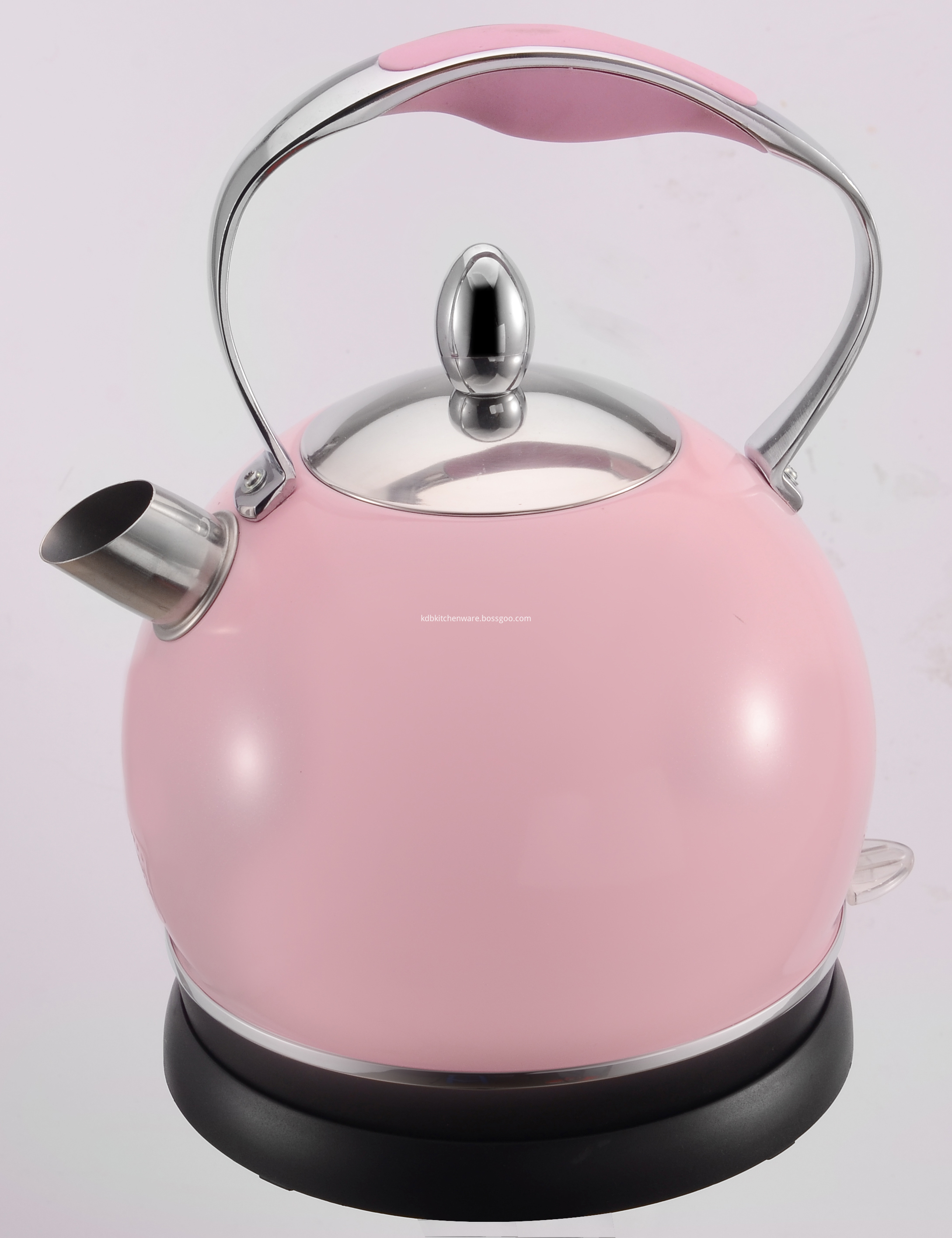 1.8L electric pink whistling kettle