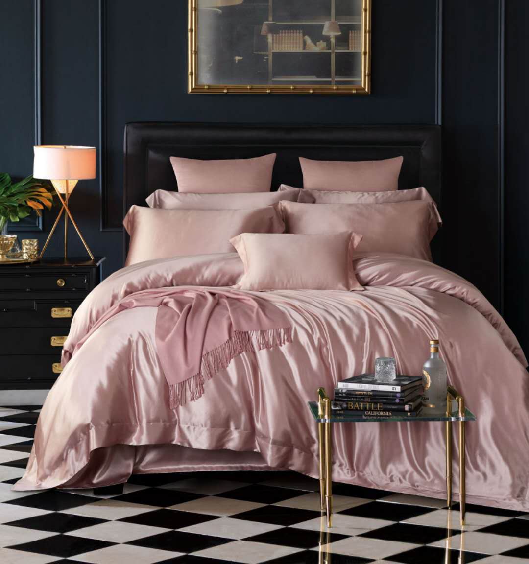 Fashion Luxury Silk Satin Bedding Set