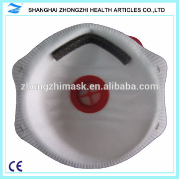 white dust proof FFP3 face mask/respirator dust mask
