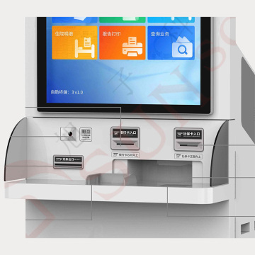 Kiosk samoobsługowy z drukarką A4 dla biur administracyjnych