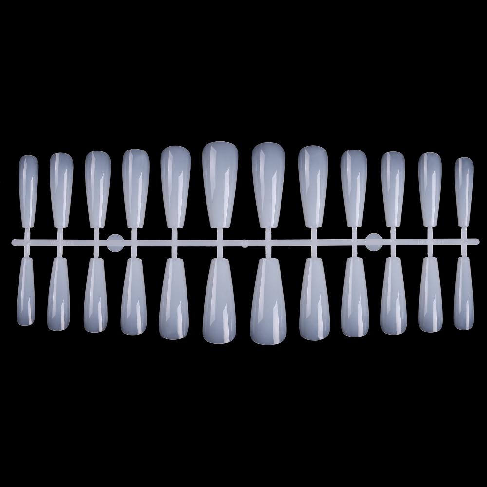 Coffin shape nail tips